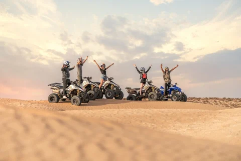 Quad biking